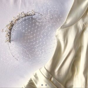 Wedding birdcage veil